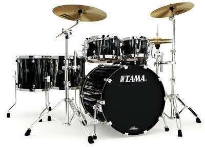 Starclassic Performer B/B 6 Piece Shell Kit with Tom Adapters -  Black Clouds & Silver Linings